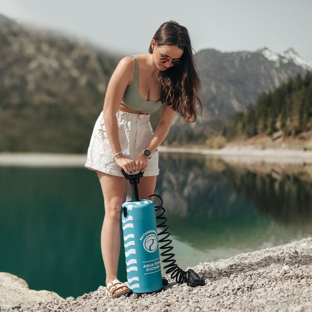 Campingdusche ohne Strom - Aqua Pura 8l