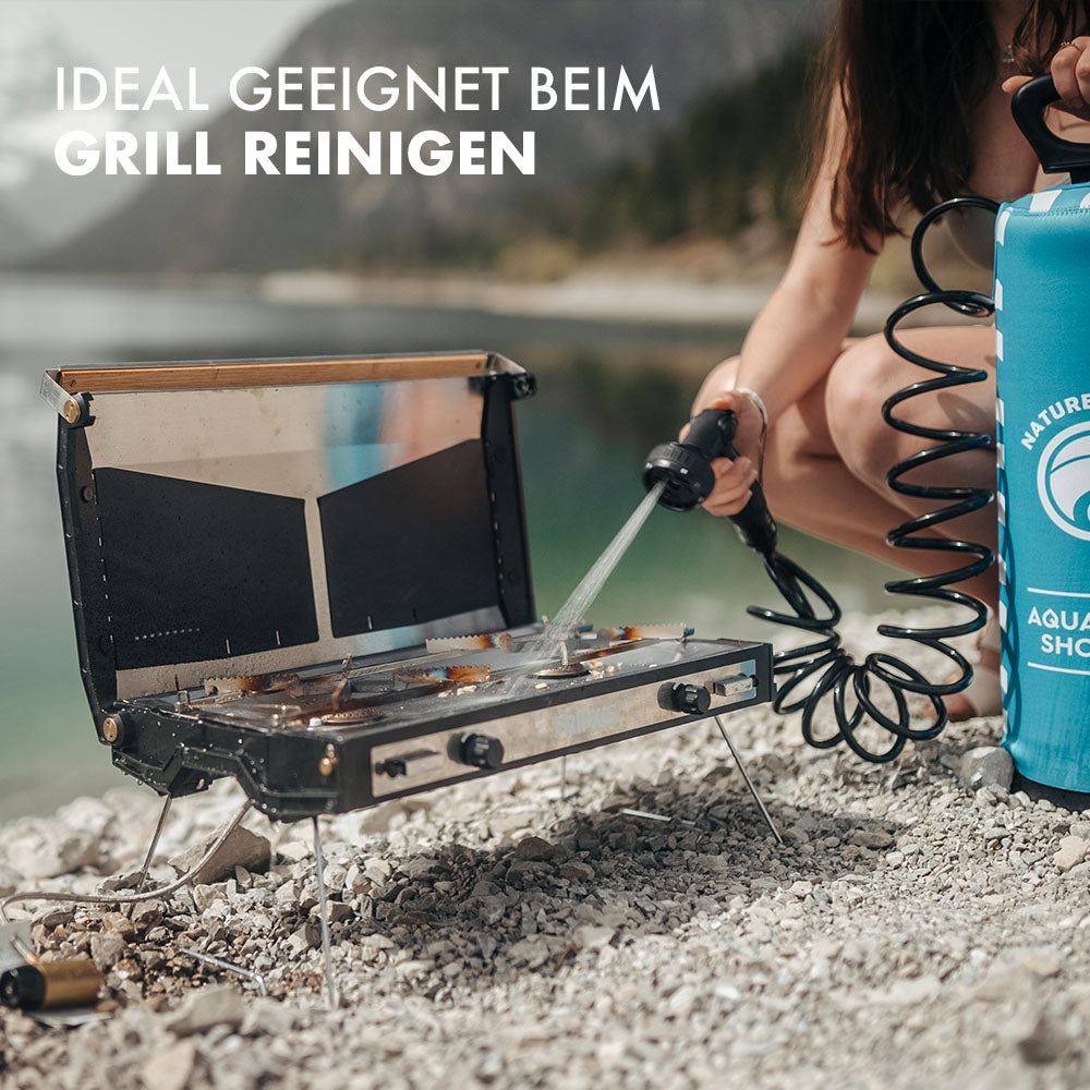 Campingdusche ohne Strom - Aqua Pura 8l