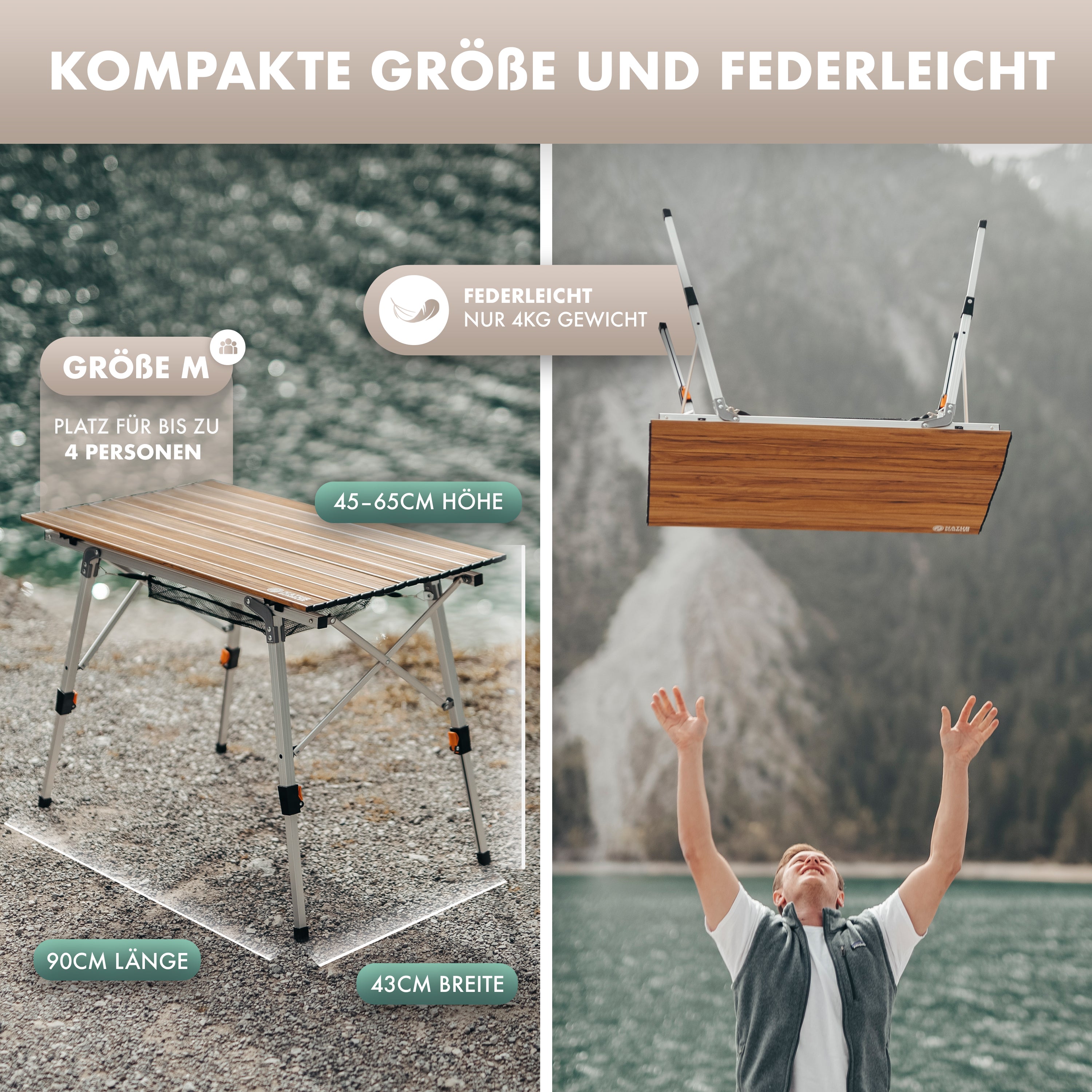 Campingtisch SOLID LITEC+ (Geprüfte B-Ware)