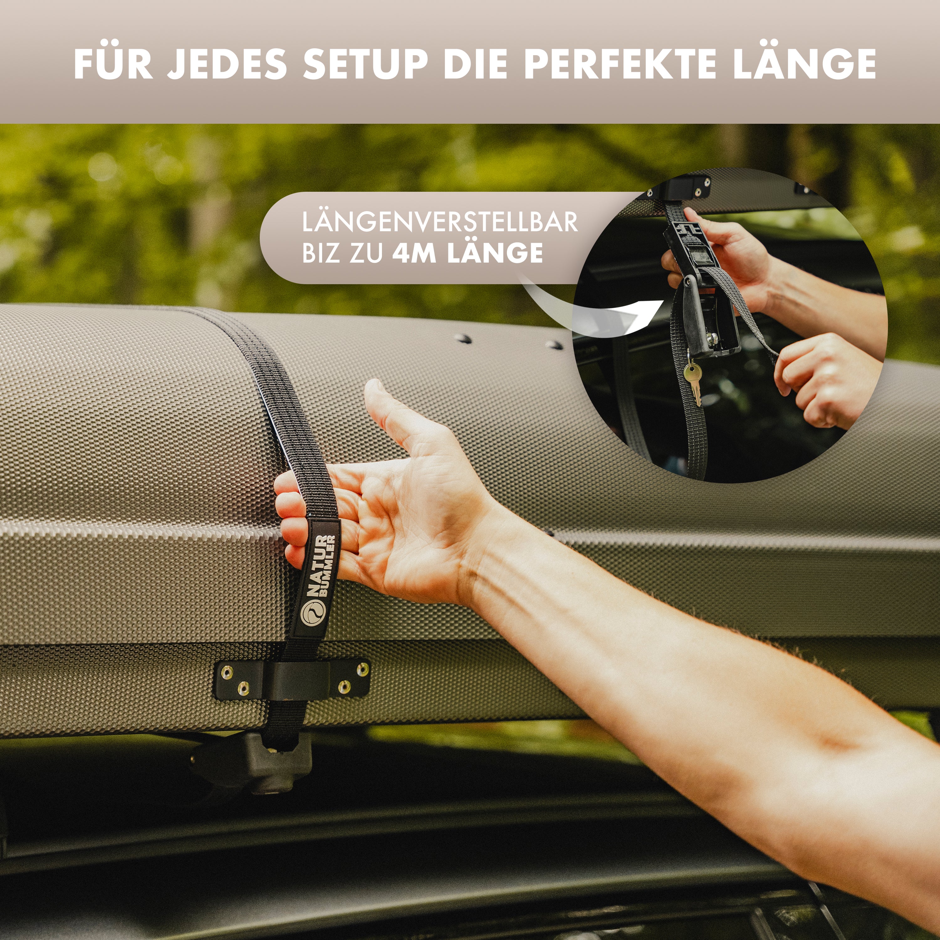 Abschließbarer Spanngurt