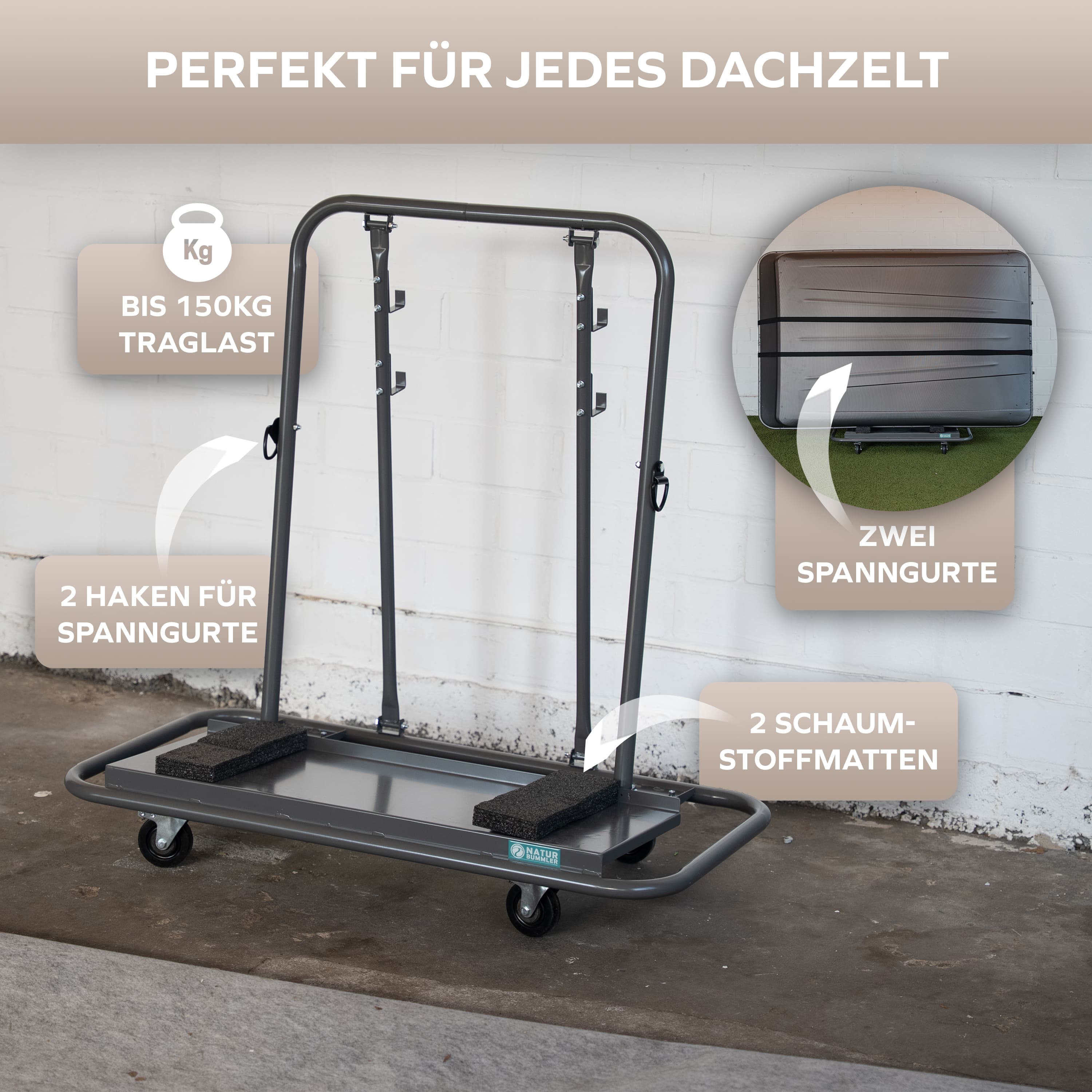 Dachzelt-Trolley