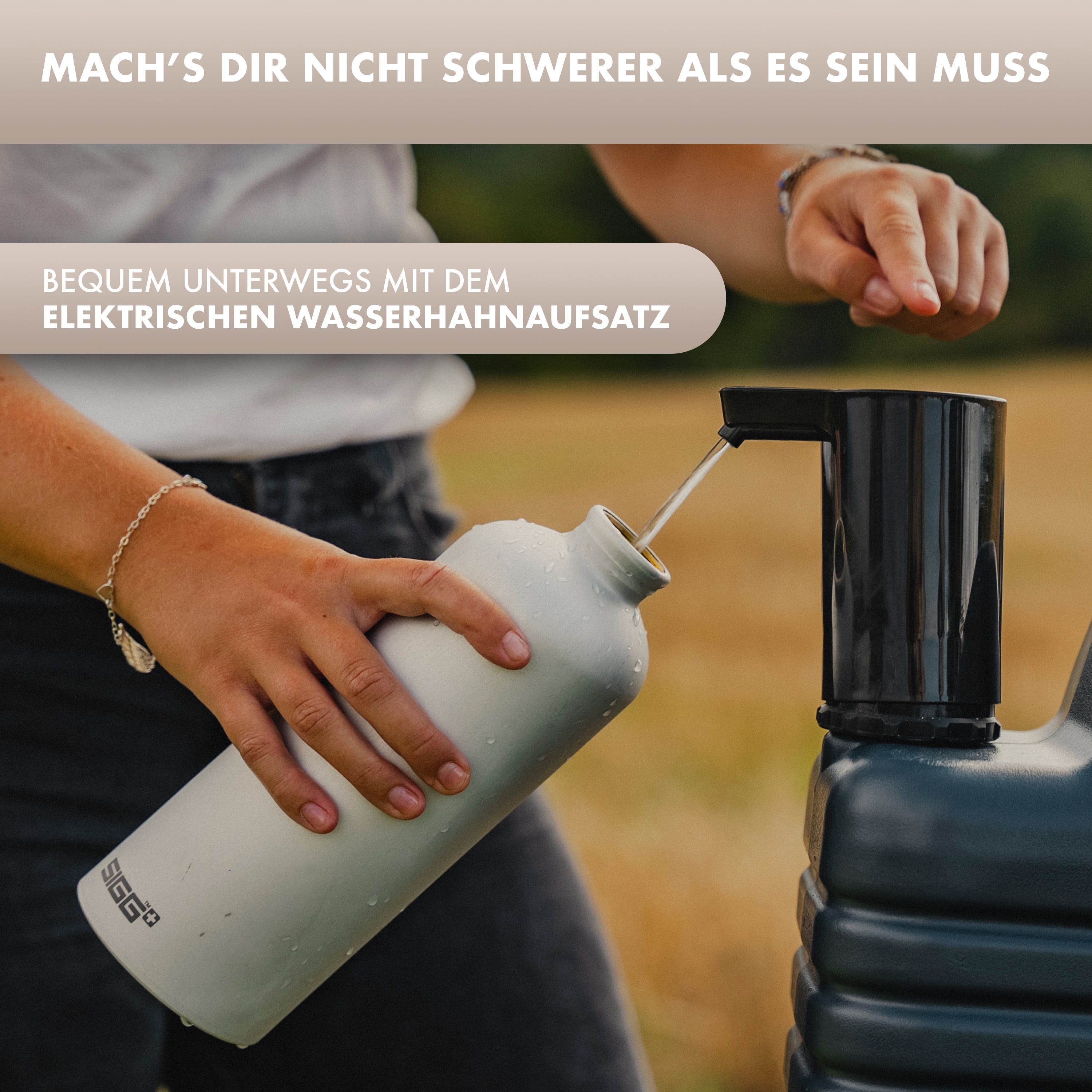 Elektrischer Wasserhahn