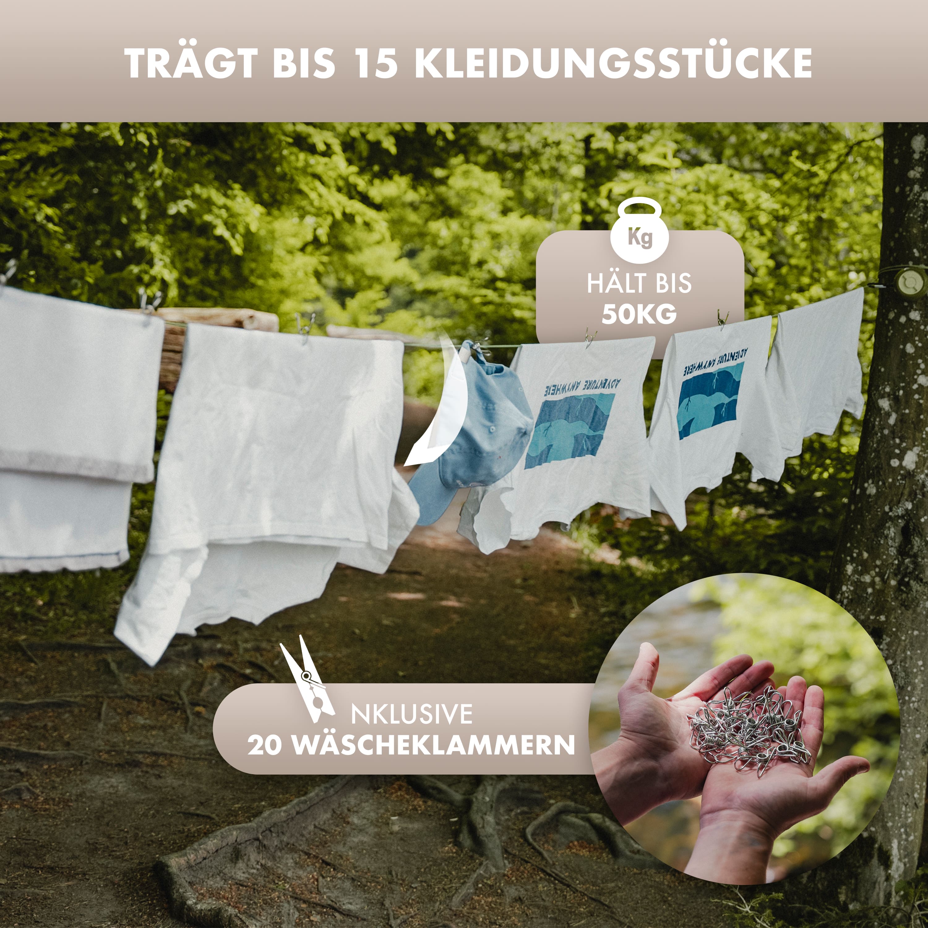 Wäscheleine Dryline+