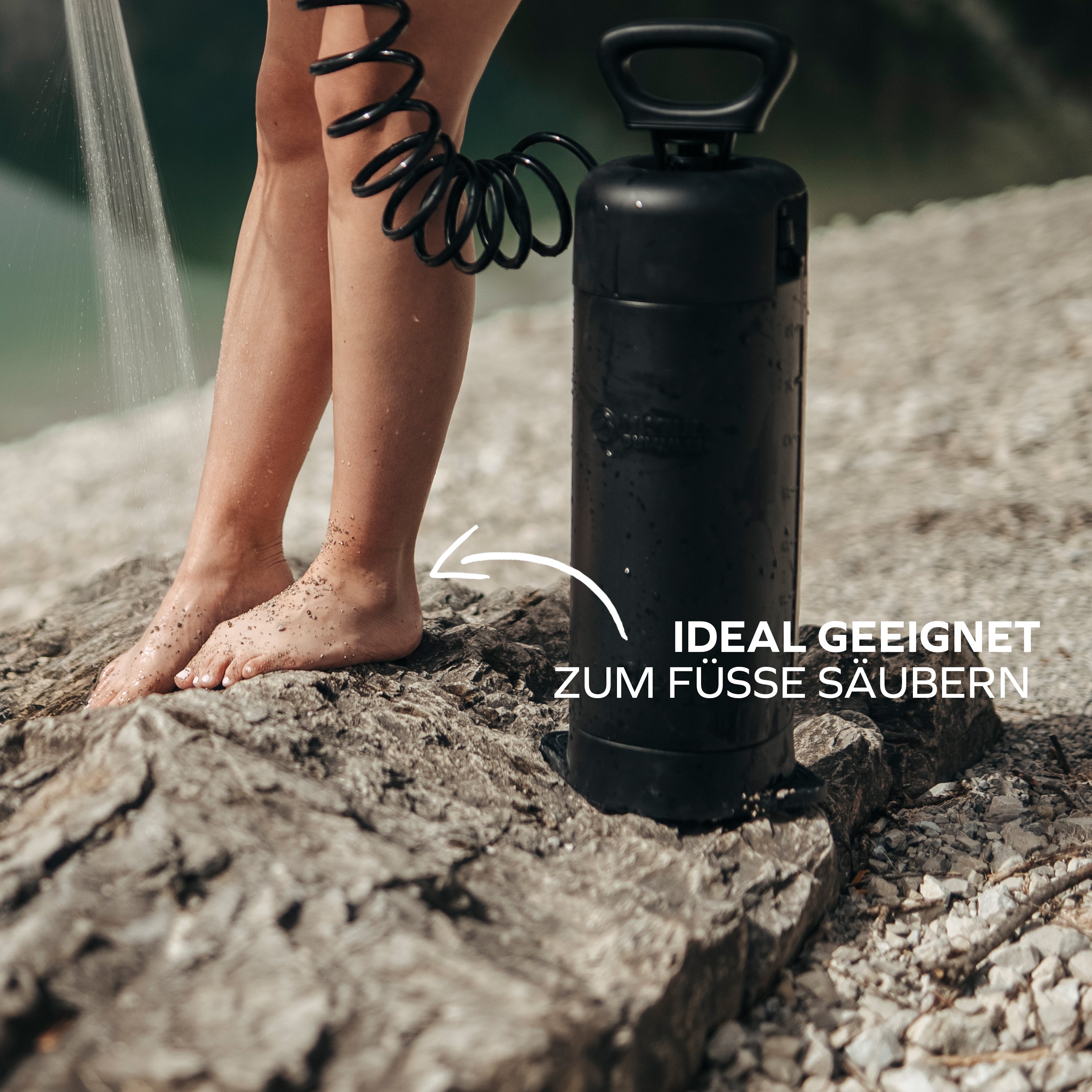 Campingdusche ohne Strom - Aqua Pura 8l