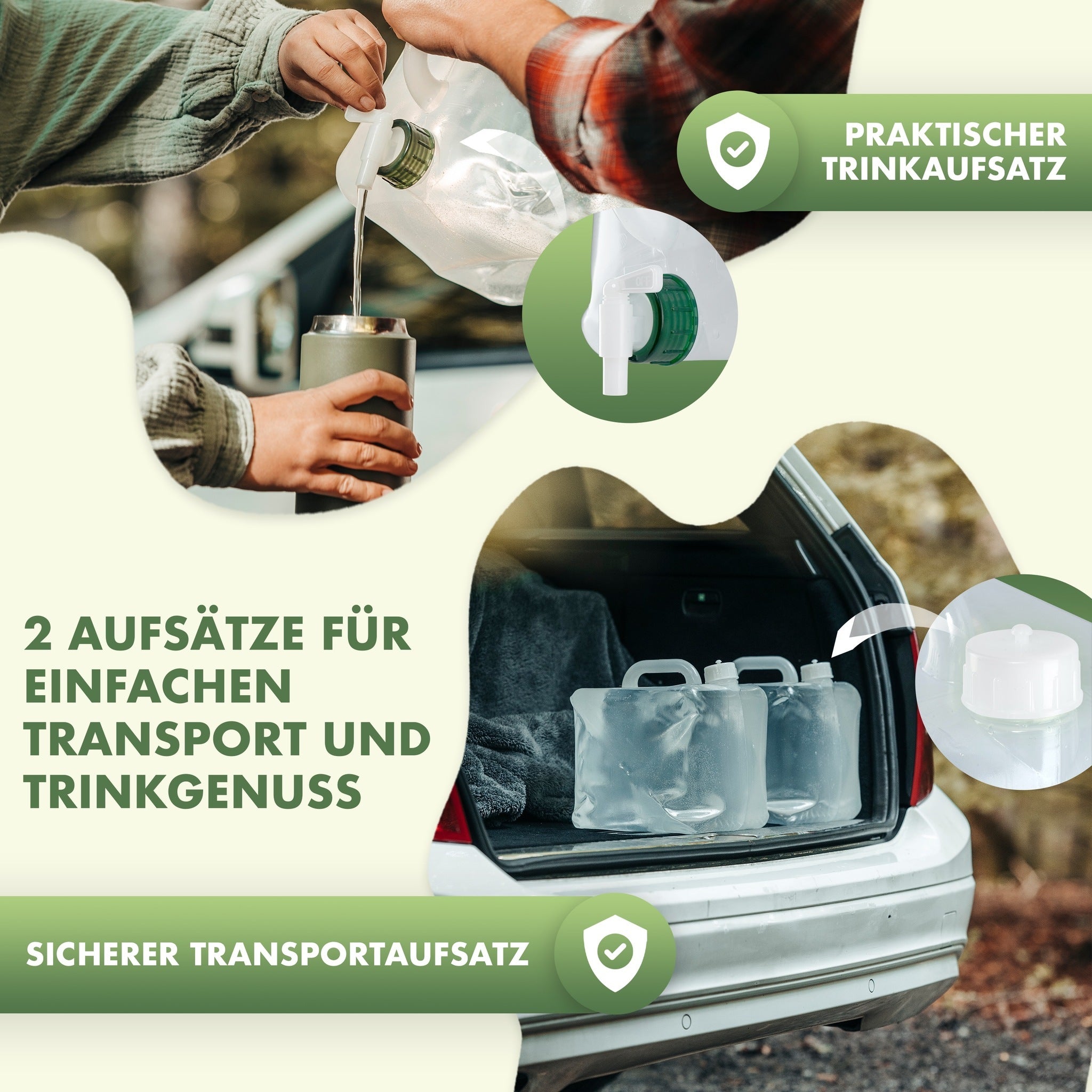 Wasserkanister BPA frei - 4er-Set